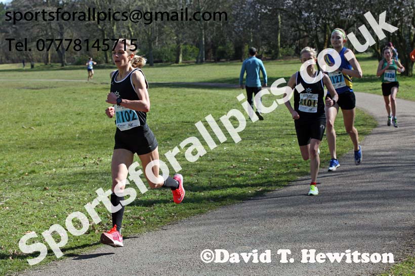 Senior womens Northern 6 Stage Road Relay Champs., Birkenhead Park. Photo: David T. Hewitson/Sports for All Pics